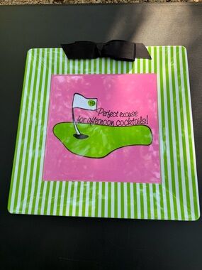 Golf Mud Pie Decorative Tray